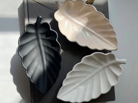 Molde silicona hoja estilizada decorativa